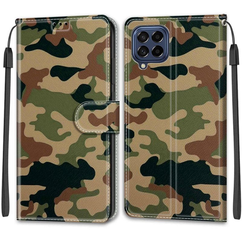 Kotelot Samsung Galaxy M53 5G Suojaketju Kuori Hihnanaamiointi
