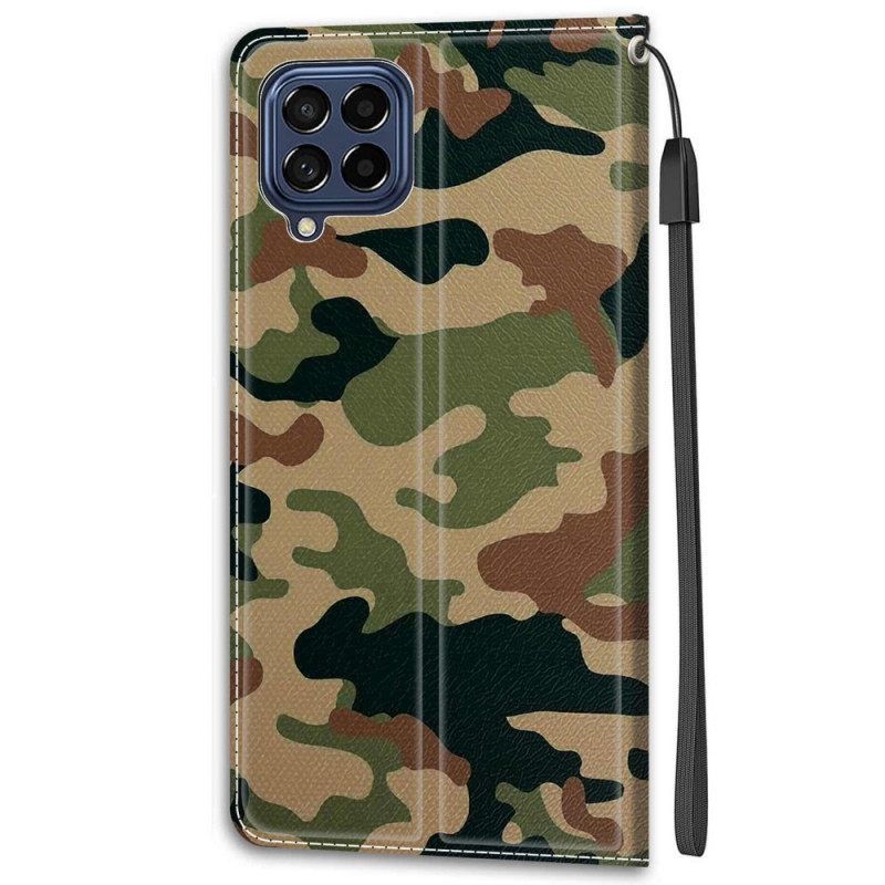 Kotelot Samsung Galaxy M53 5G Suojaketju Kuori Hihnanaamiointi