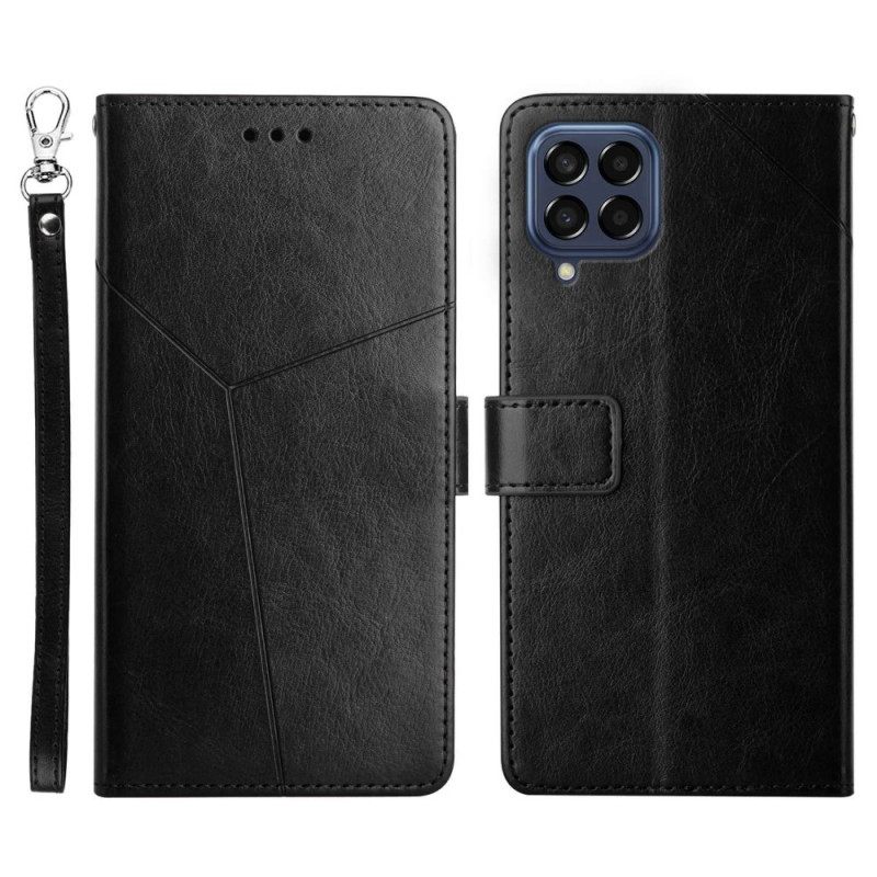 Nahkakotelo Samsung Galaxy M53 5G Style Leather Y Design
