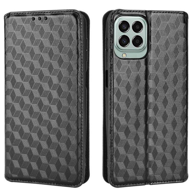 Puhelinkuoret Samsung Galaxy M53 5G Kotelot Flip 3d-kuutiot