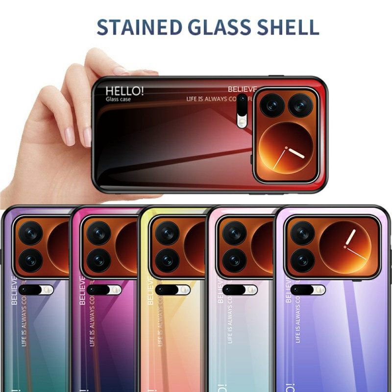 Case Xiaomi 17 Pro Max Puhelinkuoret Karkaistua Lasia Hei