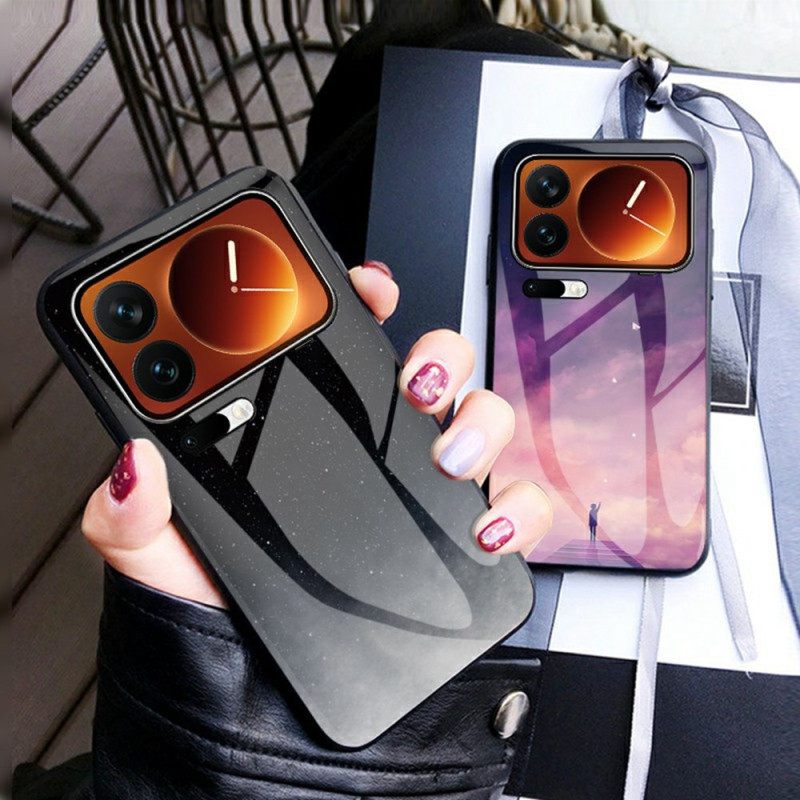 Case Xiaomi 17 Pro Max Puhelinkuoret Karkaistua Lasia Taivaansininen