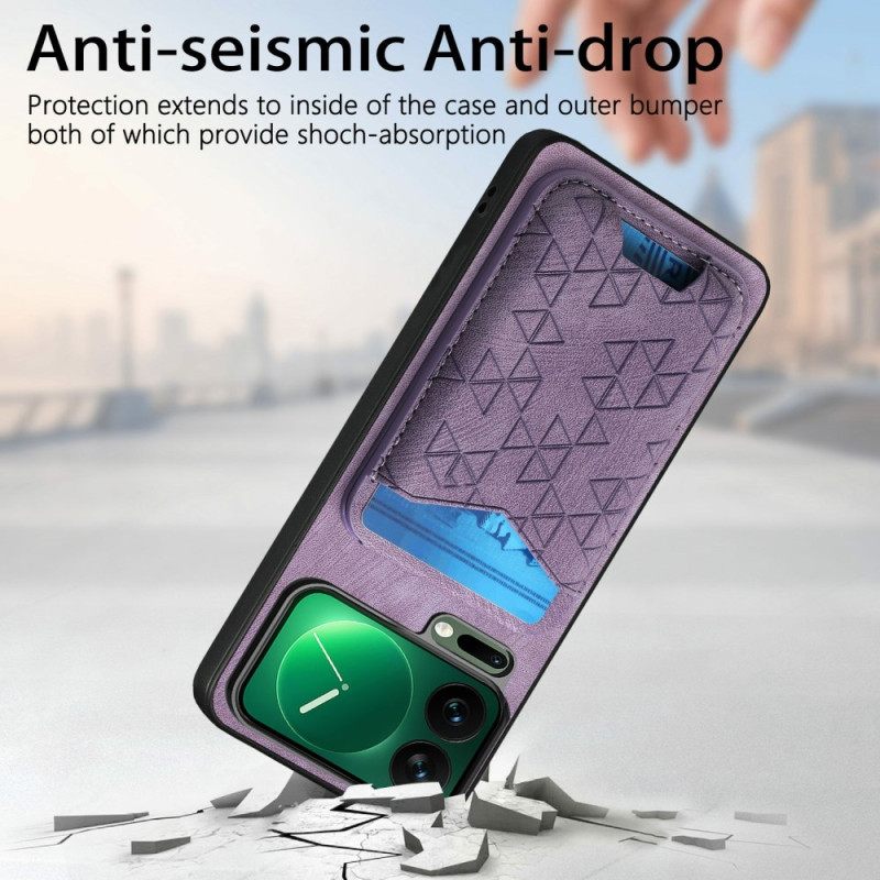 Case Xiaomi 17 Pro Max Puhelinkuoret Korttikotelo Ja Säädettävä Jalusta