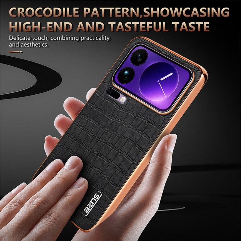 Case Xiaomi 17 Pro Max Puhelinkuoret Krokotiilikuvio Azns