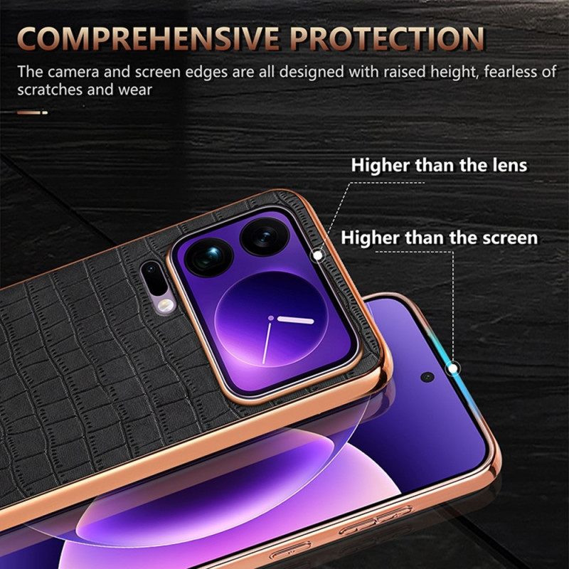 Case Xiaomi 17 Pro Max Puhelinkuoret Krokotiilikuvio Azns