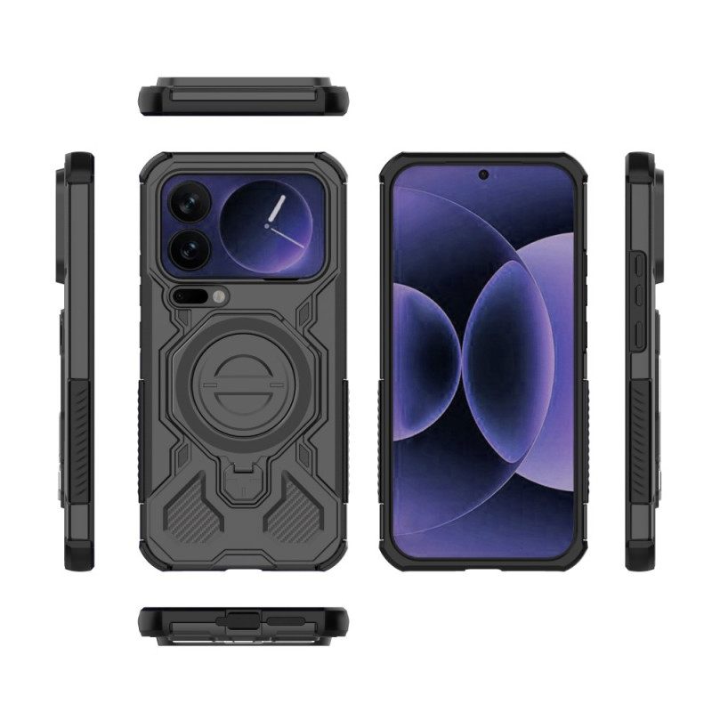 Case Xiaomi 17 Pro Max Puhelinkuoret Magneettinen Pyörivä Jalusta