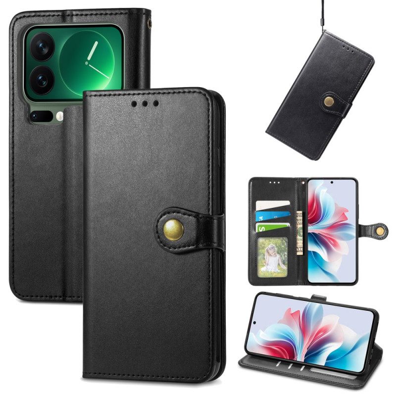 Kotelot Xiaomi 17 Pro Max Kultainen Lukko