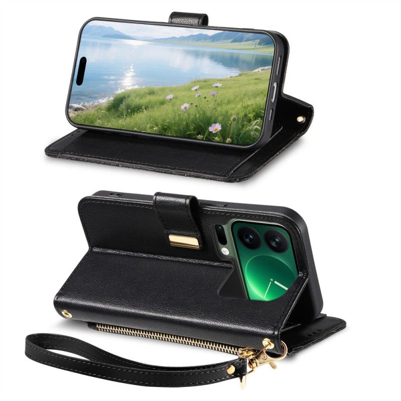 Kotelot Xiaomi 17 Pro Max Puhelinkuoret Kukkakuvioinen Lompakko