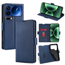 Kuoret Xiaomi 17 Pro Max Keinonahkainen Kaksoissolki