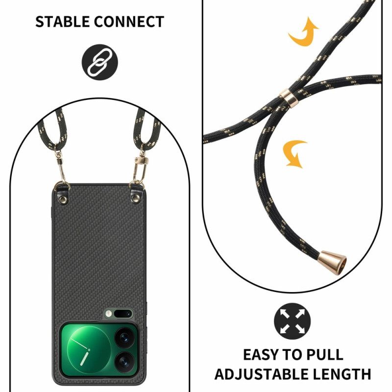 Kuori Xiaomi 17 Pro Max Hiilikuitukuvio