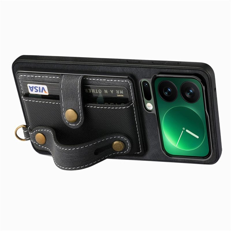 Kuori Xiaomi 17 Pro Max Korttikotelo Ja Tukijalka