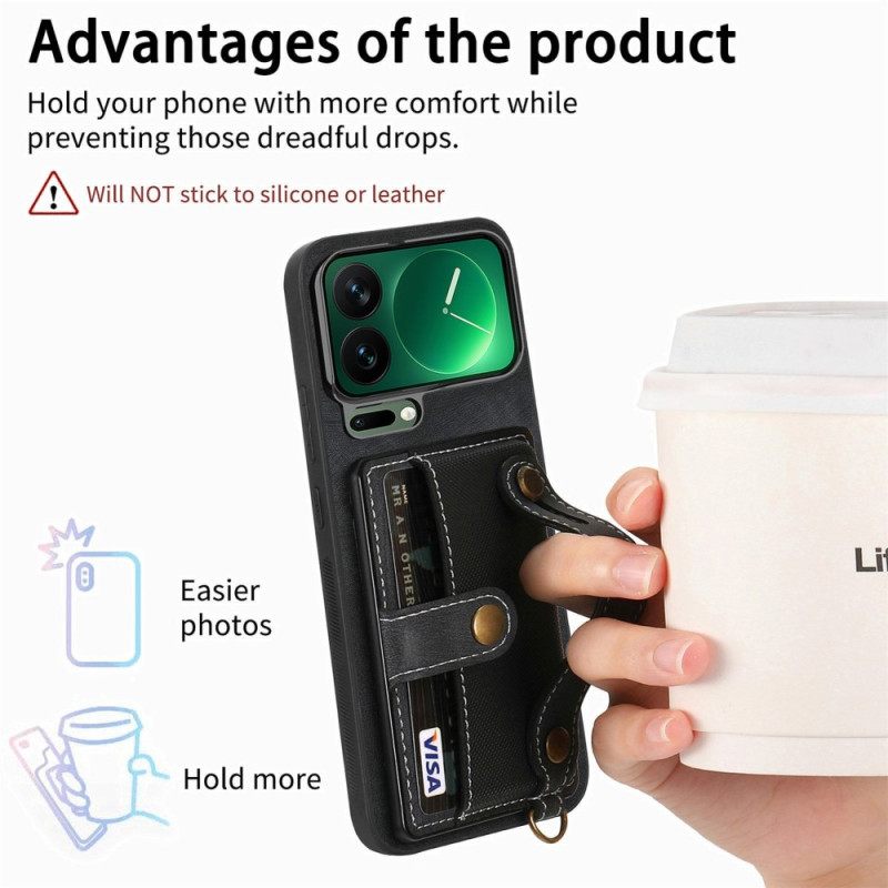 Kuori Xiaomi 17 Pro Max Korttikotelo Ja Tukijalka