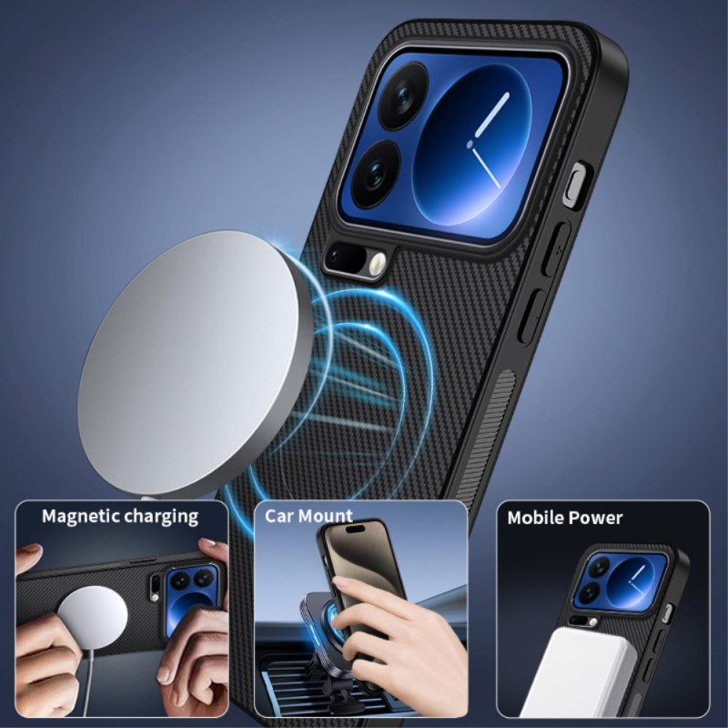 Kuori Xiaomi 17 Pro Max Magsafe-hiilikuitu