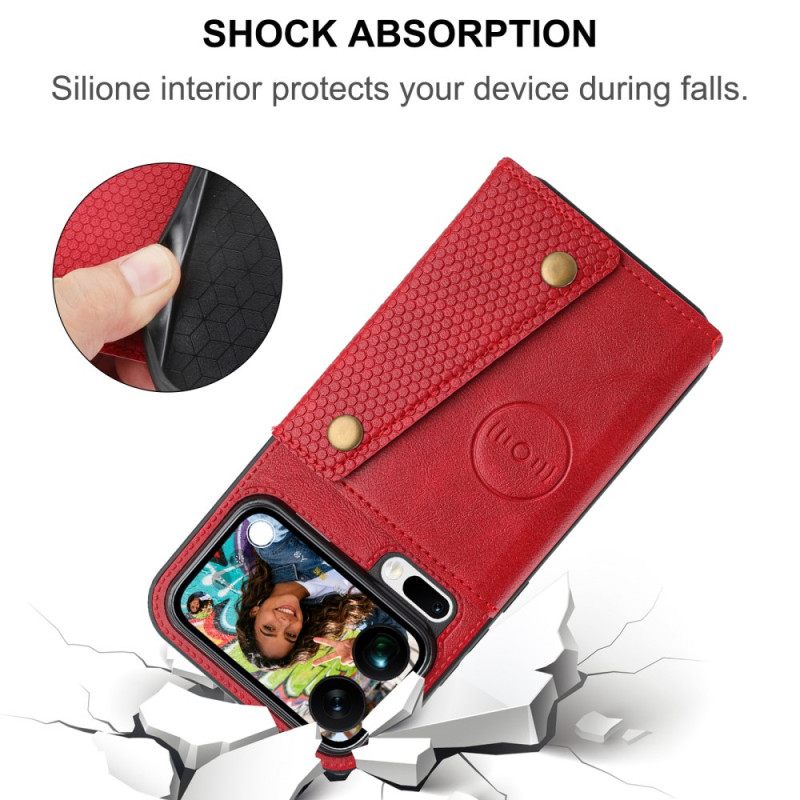 Kuori Xiaomi 17 Pro Max Nahkajäljitelmäkorttikotelo