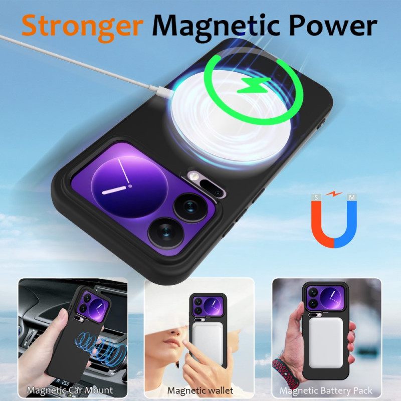 Kuori Xiaomi 17 Pro Max Silikonimagneetti Ja Kaulanauha