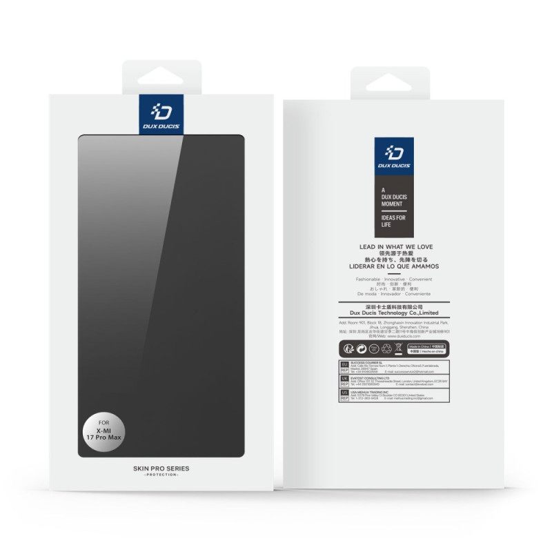 Nahkakotelo Xiaomi 17 Pro Max Dux Ducis Suojakuori