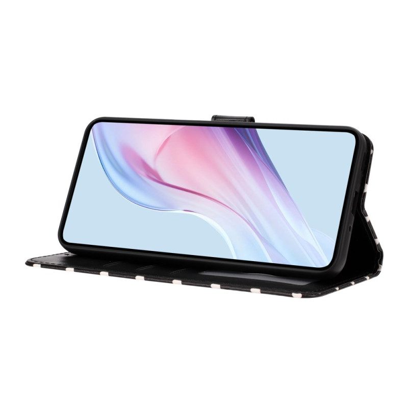 Nahkakotelo Xiaomi 17 Pro Max Pilkullinen Kuvio