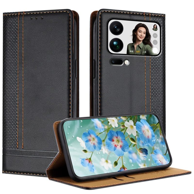 Nahkakotelo Xiaomi 17 Pro Max Tikkaus