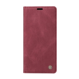 Nahkakotelo Xiaomi 17 Pro Max Yikatu-mokkanahkakuvio Suojakuori