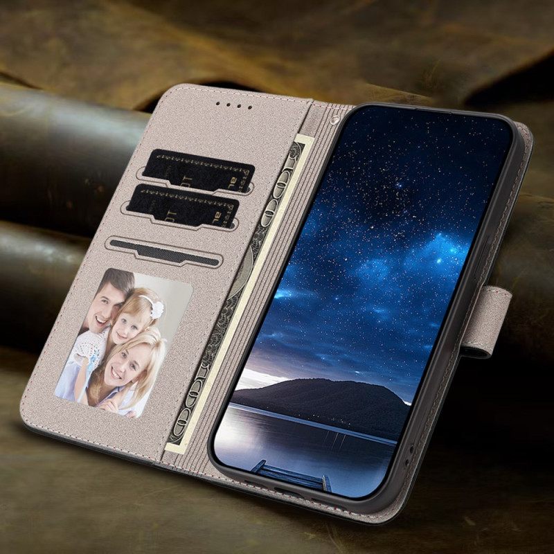 Nahkakotelo Xiaomi 17 Pro Max Yksivärinen Tekonahka