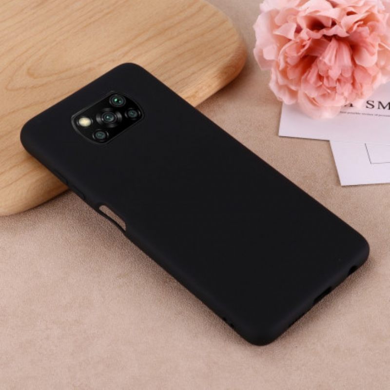 Case Poco X3 / X3 Pro / X3 NFC Design Nestemäinen Silikoni Kaulanauhalla