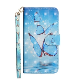 Kotelot Poco X3 / X3 Pro / X3 NFC Flying Blue Butterflies
