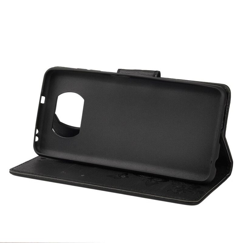 Kotelot Poco X3 / X3 Pro / X3 NFC Vain Perhosia Kaulanauhalla