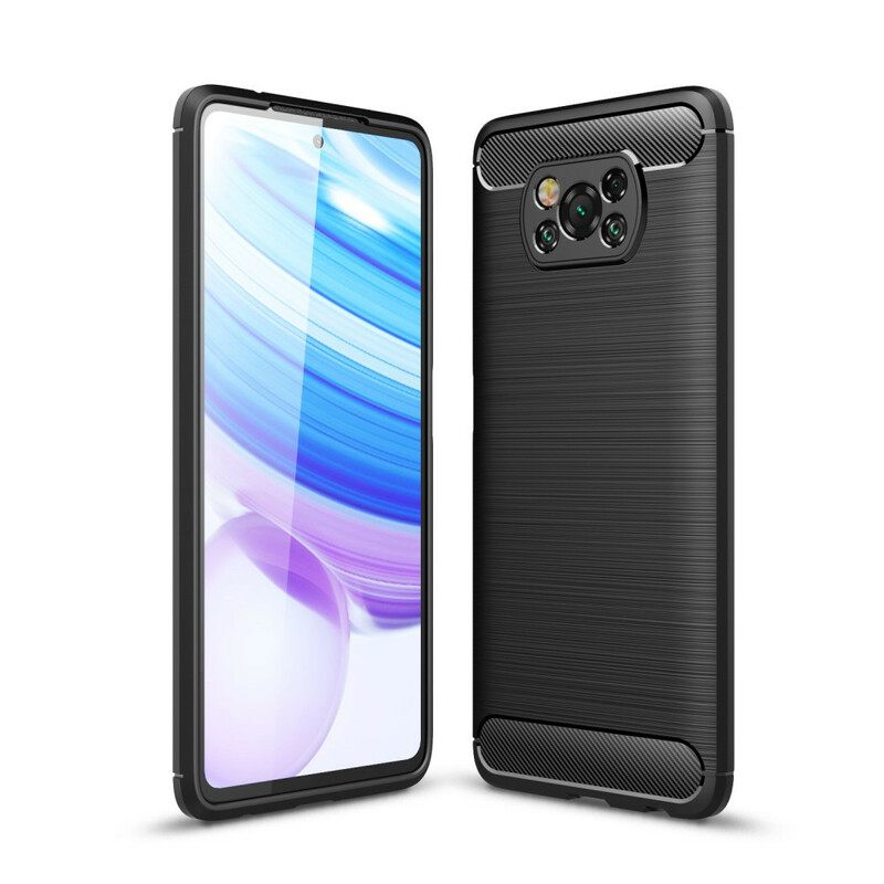 Kuori Poco X3 / X3 Pro / X3 NFC Harjattu Hiilikuitu