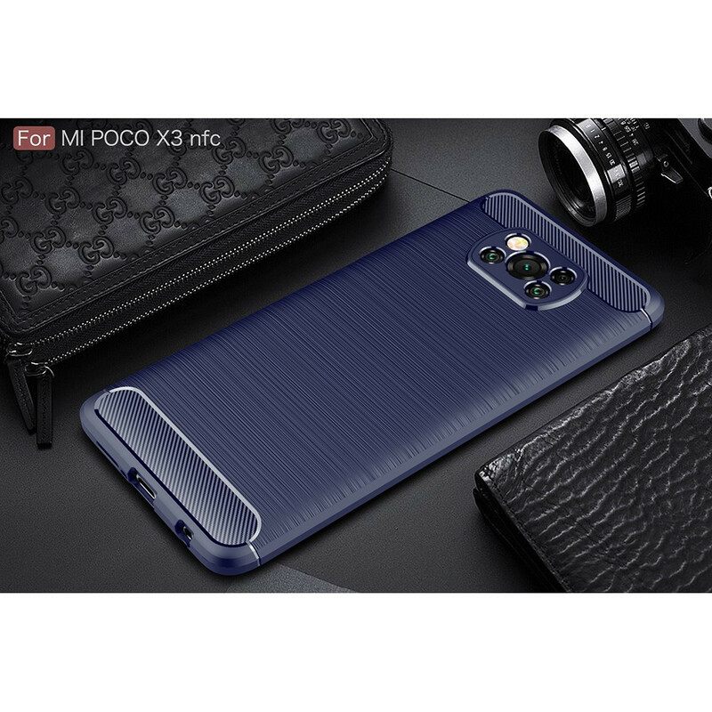 Kuori Poco X3 / X3 Pro / X3 NFC Harjattu Hiilikuitu