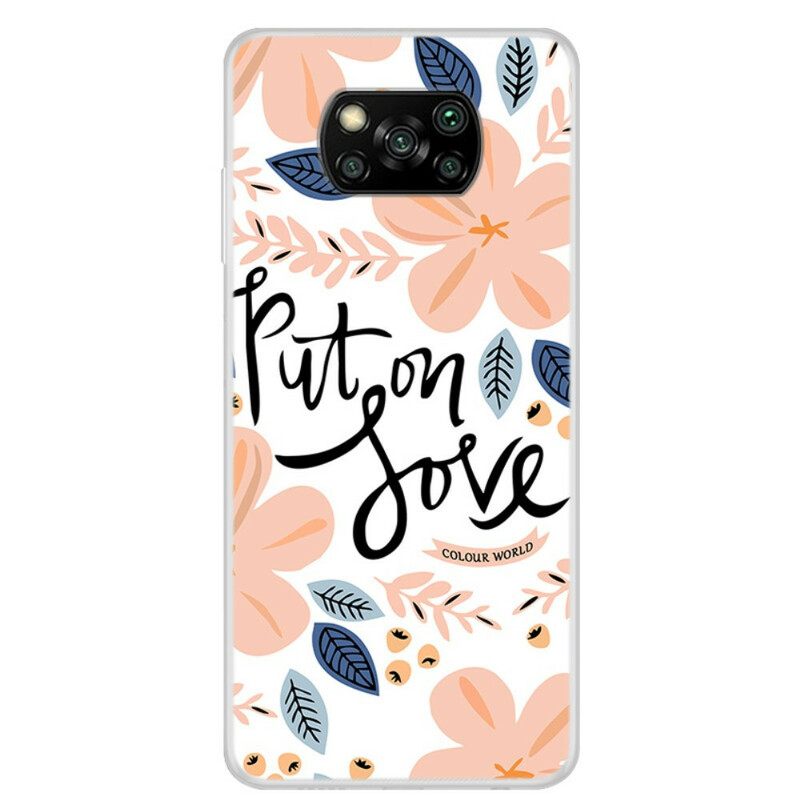 Kuori Poco X3 / X3 Pro / X3 NFC Laita Rakkautta