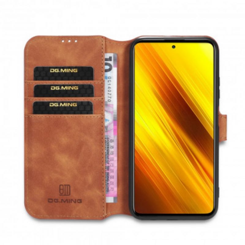 Nahkakotelo Poco X3 / X3 Pro / X3 NFC Dg.ming Retro