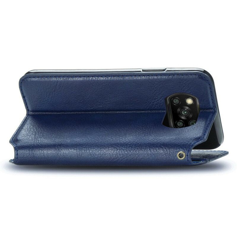 Puhelinkuoret Poco X3 / X3 Pro / X3 NFC Kotelot Flip Diamond Texture Leather Effect