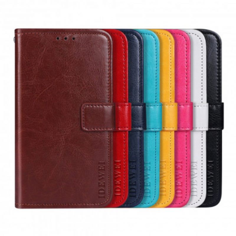 Nahkakotelo Asus Zenfone 8 Flip Kotelot Flip Faux Leather Idewei