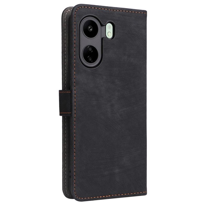 Kotelot Poco C65 Suede Effect Rfid-estohihna