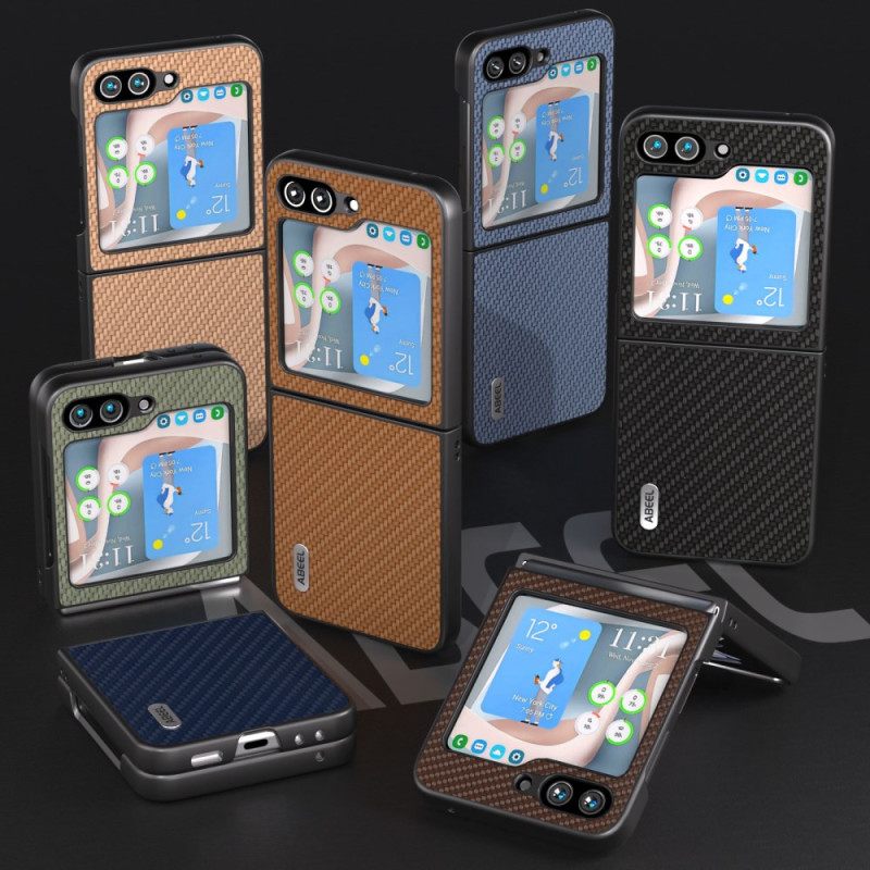 Kuori Samsung Galaxy Z Flip 6 Abeel Carbon Fiber Design Suojakuori