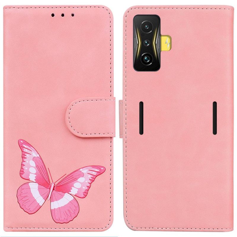 Flip Case Poco F4 GT Sublime Butterfly