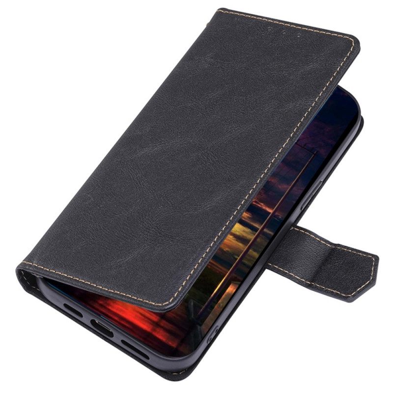 Kotelot Poco F4 GT Style Vintage Leather Rfid