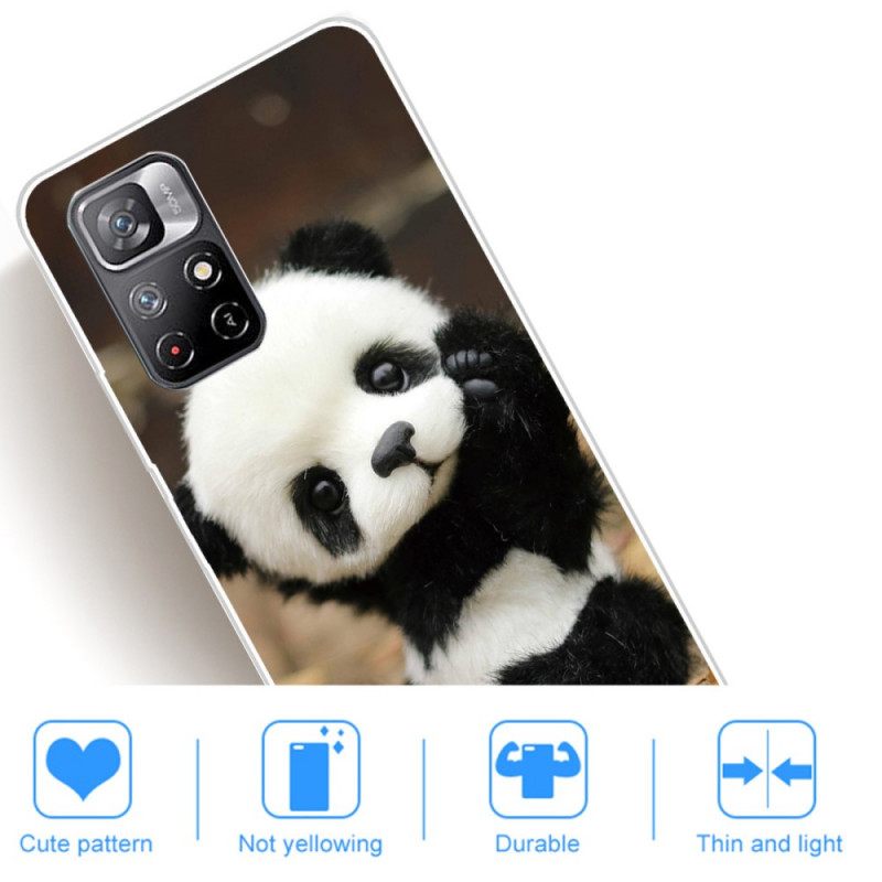 Case Xiaomi Redmi Note 11 Pro Plus 5G Flexible Panda