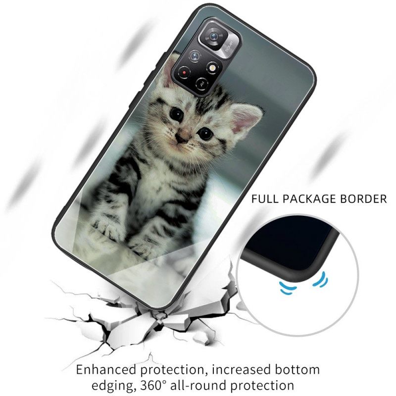 Case Xiaomi Redmi Note 11 Pro Plus 5G Tempered Glass Kitten