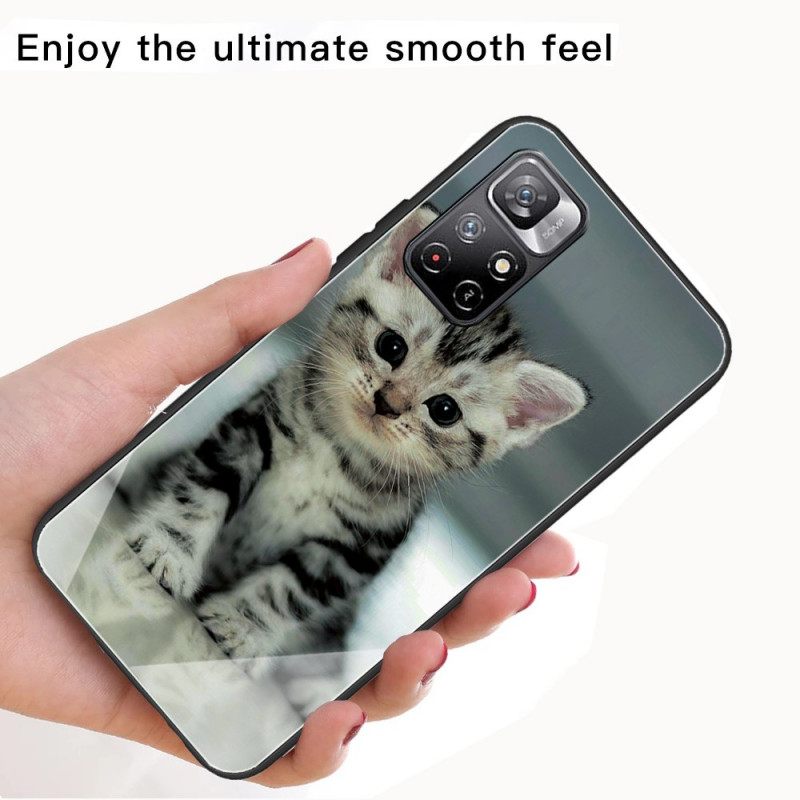 Case Xiaomi Redmi Note 11 Pro Plus 5G Tempered Glass Kitten