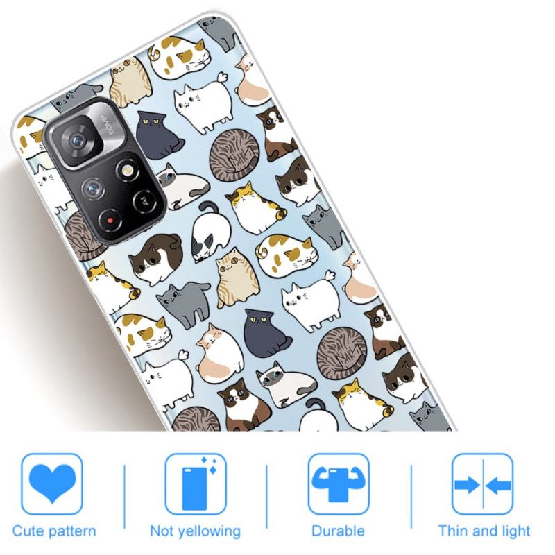Case Xiaomi Redmi Note 11 Pro Plus 5G Top Cats