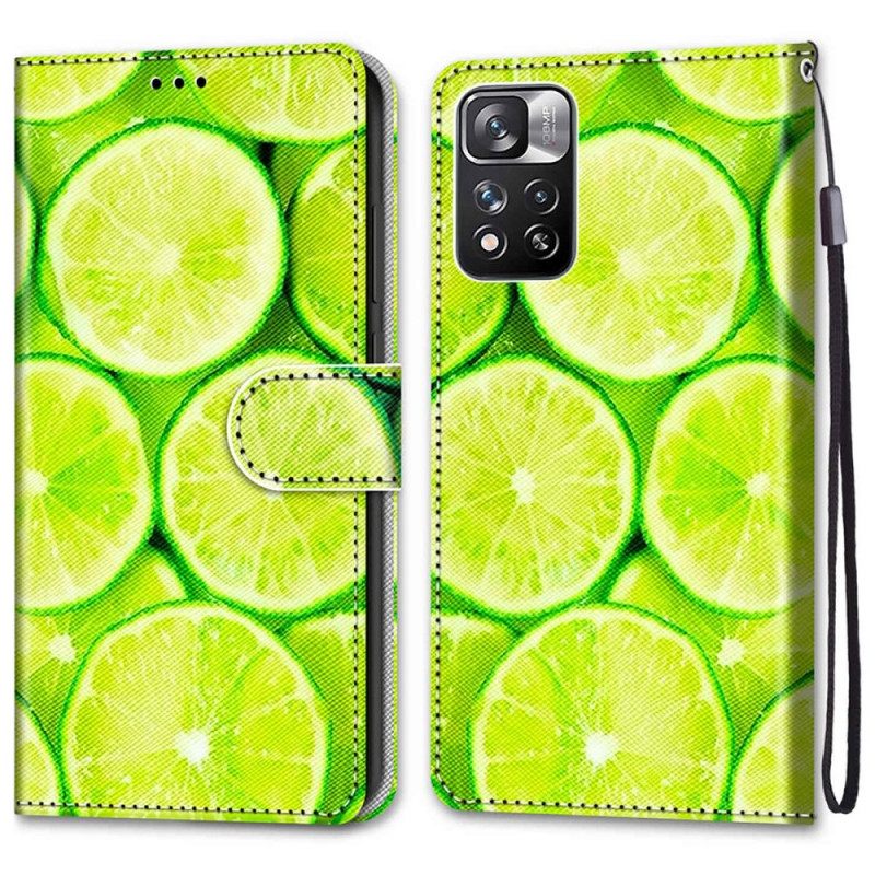 Flip Case Xiaomi Redmi Note 11 Pro Plus 5G Limes
