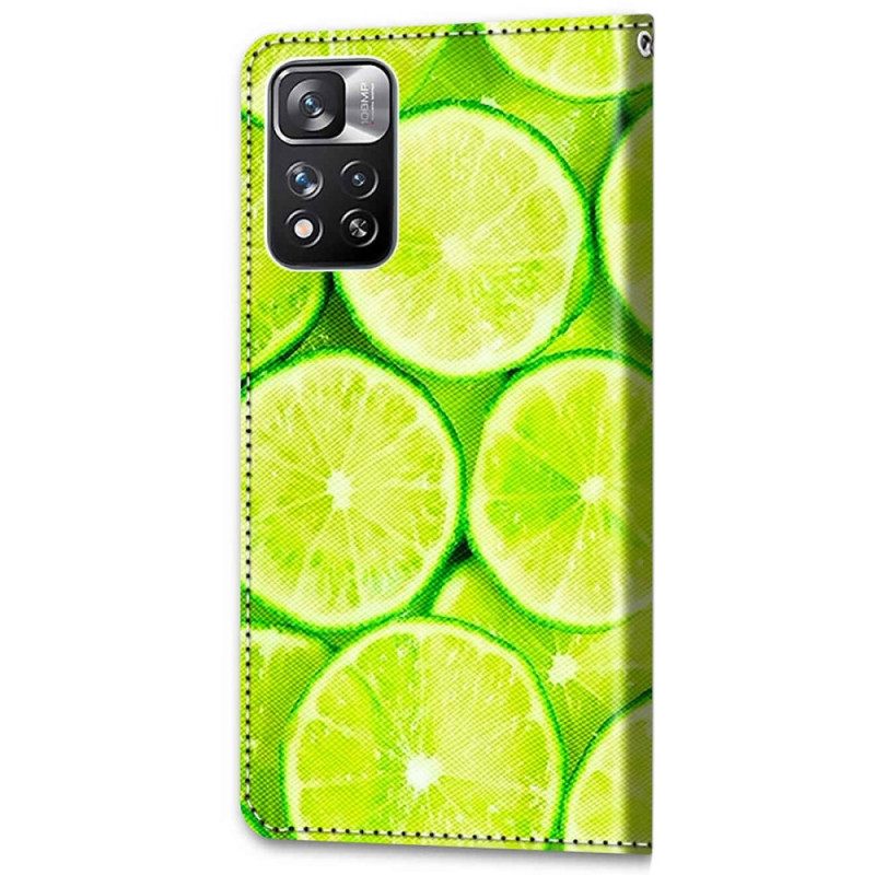 Flip Case Xiaomi Redmi Note 11 Pro Plus 5G Limes