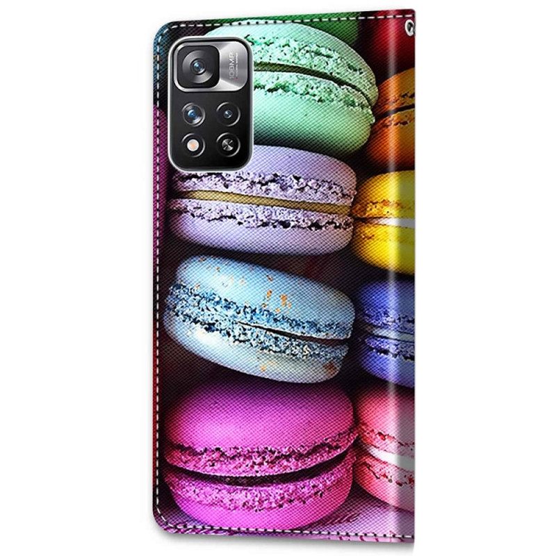Flip Case Xiaomi Redmi Note 11 Pro Plus 5G Macarons