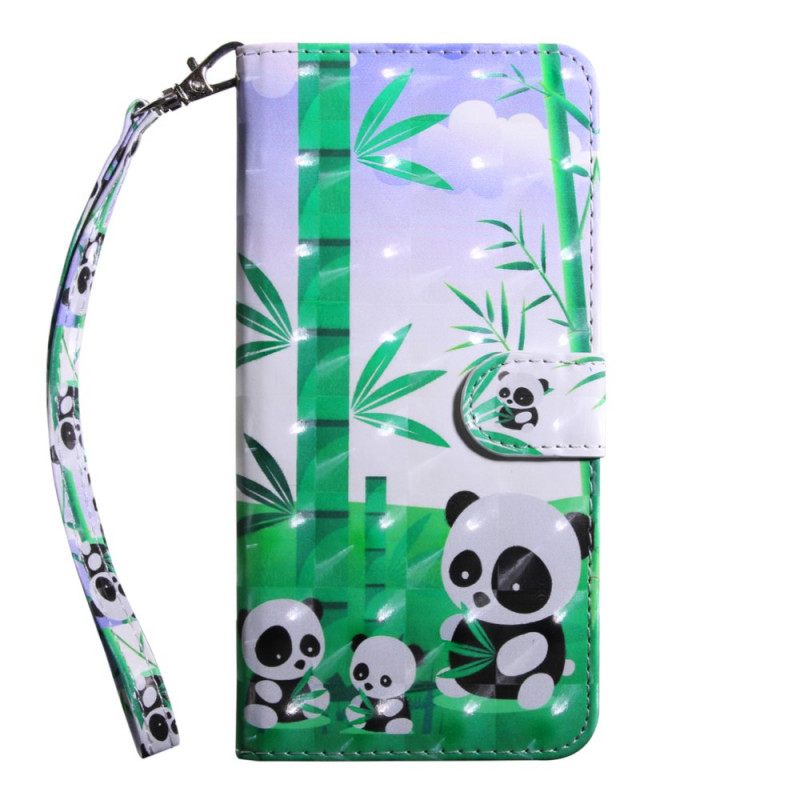 Flip Case Xiaomi Redmi Note 11 Pro Plus 5G Pandas