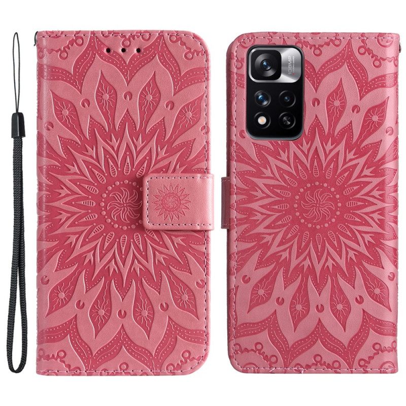 Kotelot Xiaomi Redmi Note 11 Pro Plus 5G Auringonkukka