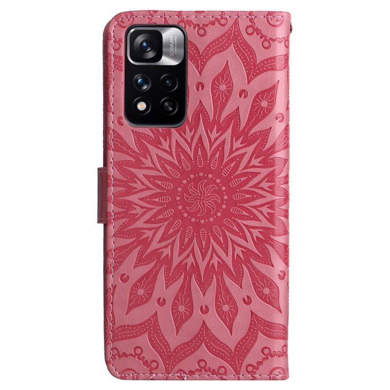 Kotelot Xiaomi Redmi Note 11 Pro Plus 5G Auringonkukka