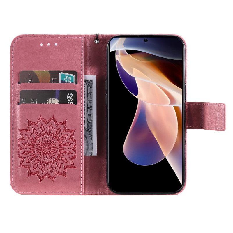 Kotelot Xiaomi Redmi Note 11 Pro Plus 5G Auringonkukka