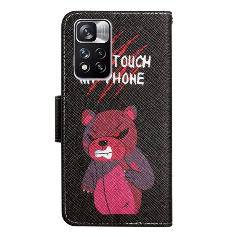 Kotelot Xiaomi Redmi Note 11 Pro Plus 5G Bear Älä Koske Puhelimeeni
