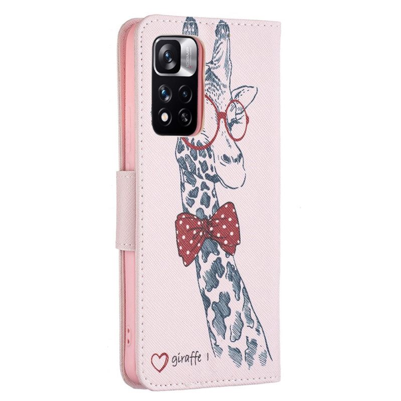 Kotelot Xiaomi Redmi Note 11 Pro Plus 5G Brainy Giraffe